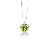 Collar Lux Gioielli Mujer in Oro blanco Peridoto CLLK3428PT;SEM;BI - CLLK3428PT;SEM;BI